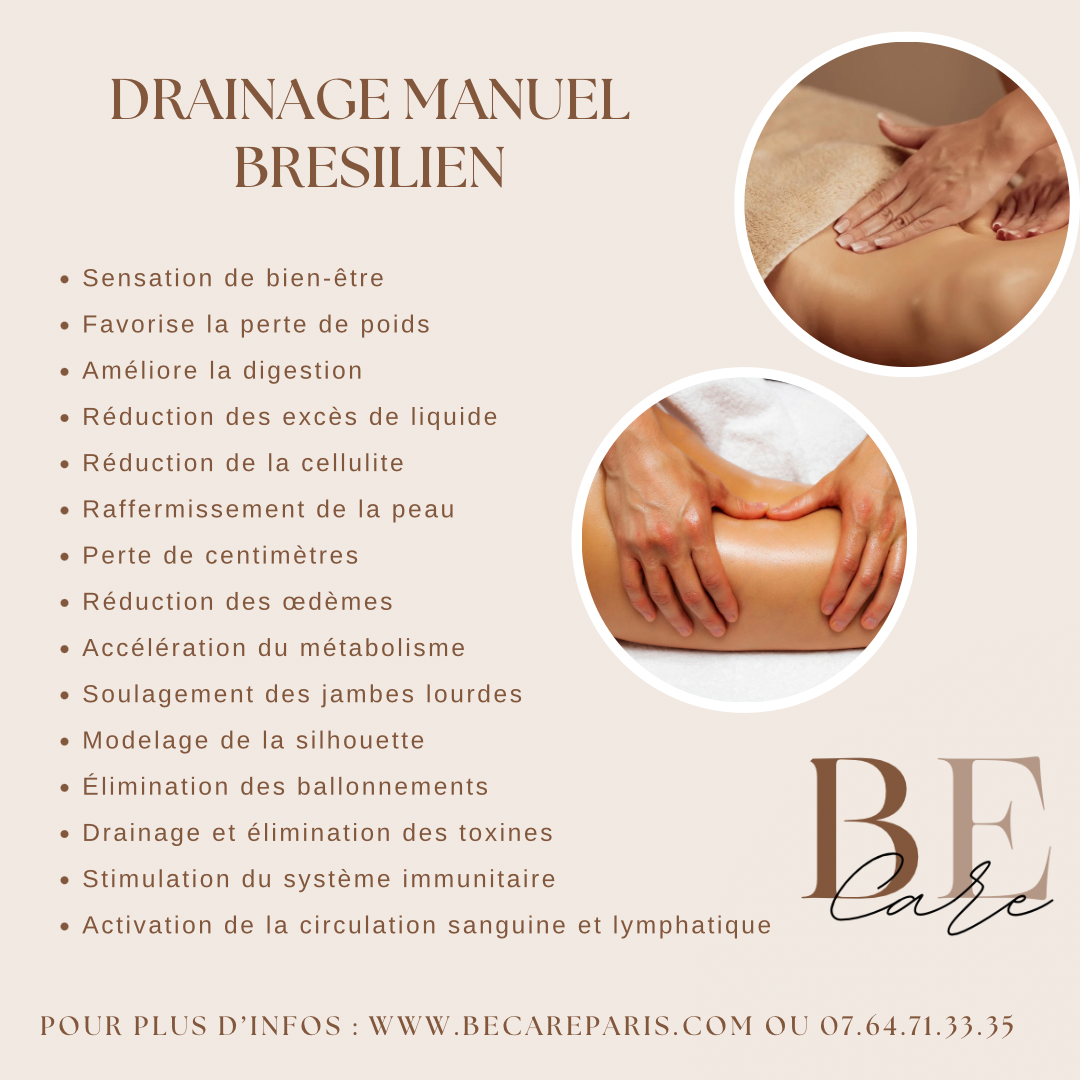 Prestation : Drainage manuel brésilien